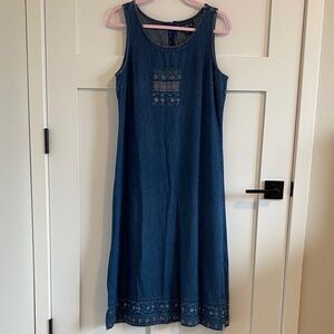 Blue J. Denim Sleeveless Sundress